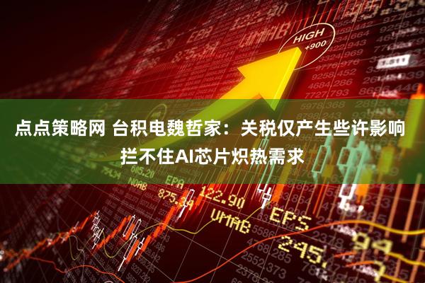 点点策略网 台积电魏哲家：关税仅产生些许影响 拦不住AI芯片炽热需求