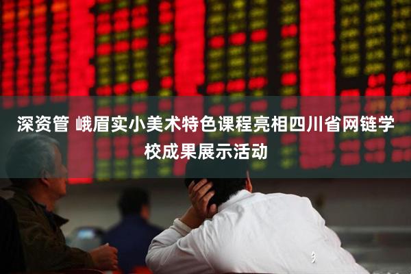 深资管 峨眉实小美术特色课程亮相四川省网链学校成果展示活动
